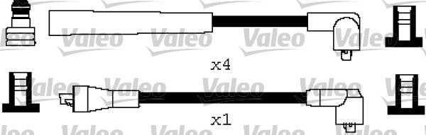VALEO Комплект проводов зажигания 346584