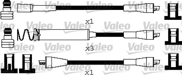 VALEO Комплект проводов зажигания 346664