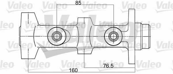 VALEO Главный тормозной цилиндр 350639