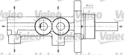 VALEO Главный тормозной цилиндр 402272