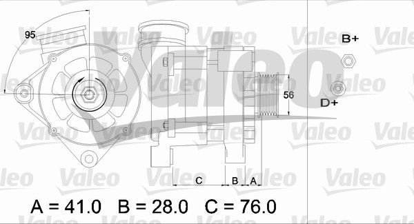 VALEO Генератор 436410