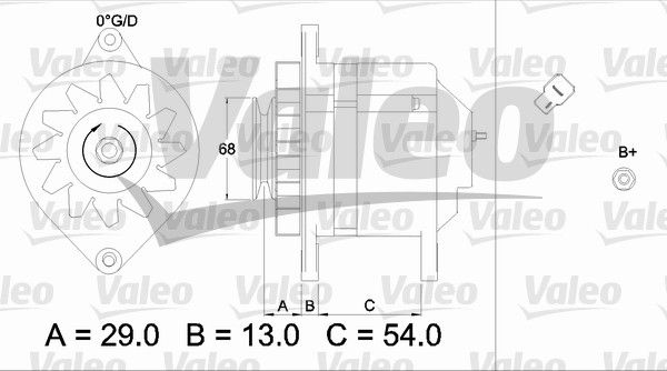 VALEO Генератор 436500