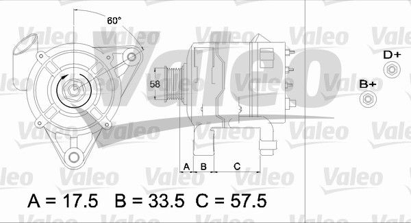 VALEO Генератор 437215