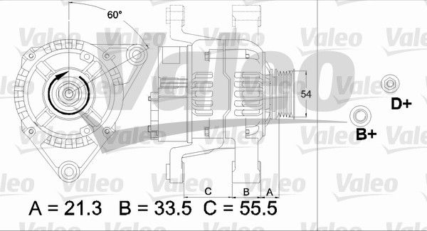 VALEO kintamosios srovės generatorius 437466