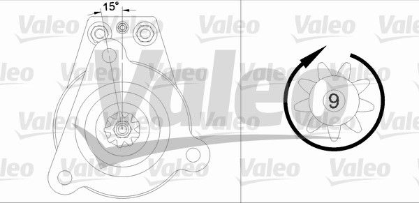 VALEO starteris 455530