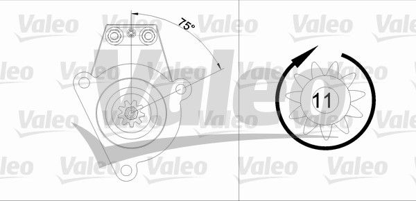 VALEO starteris 455542