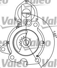 VALEO Стартер 455703