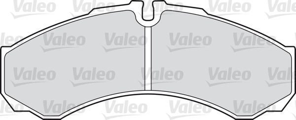 VALEO Комплект тормозных колодок, дисковый тормоз 541662