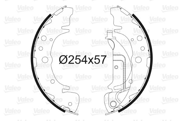 VALEO Комплект тормозных колодок 564024