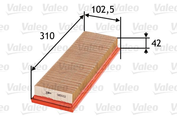 VALEO oro filtras 585002