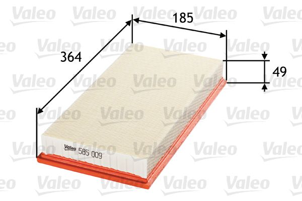 VALEO Воздушный фильтр 585009