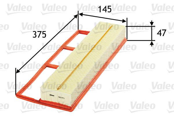 VALEO Воздушный фильтр 585075