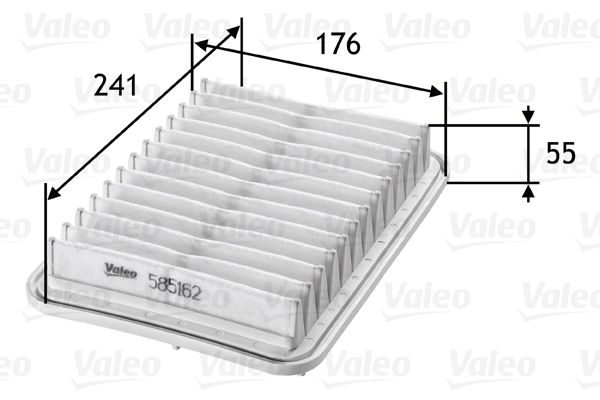 VALEO oro filtras 585162