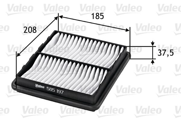 VALEO oro filtras 585197