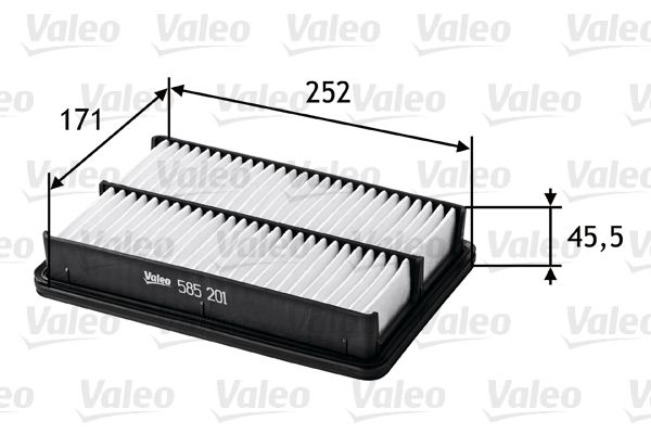 VALEO oro filtras 585201