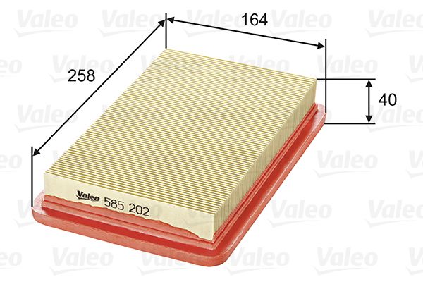 VALEO oro filtras 585202