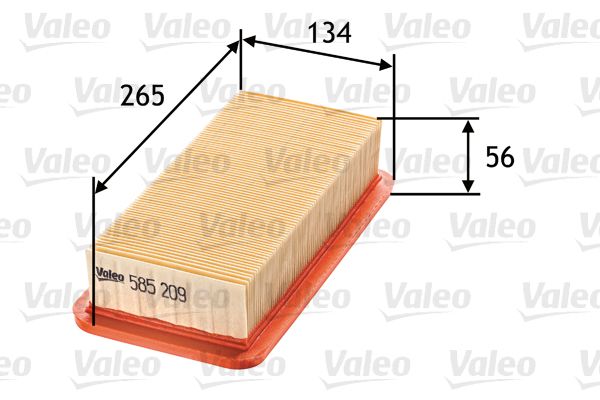 VALEO oro filtras 585209