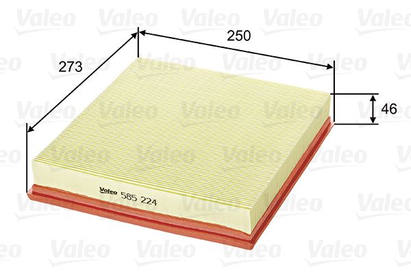 VALEO oro filtras 585224