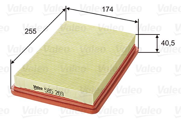 VALEO oro filtras 585269