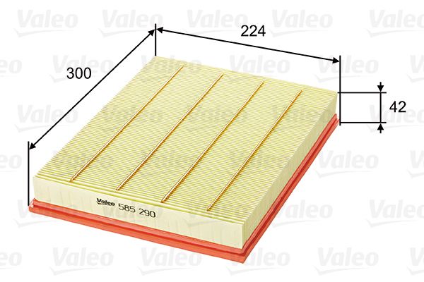 VALEO oro filtras 585290