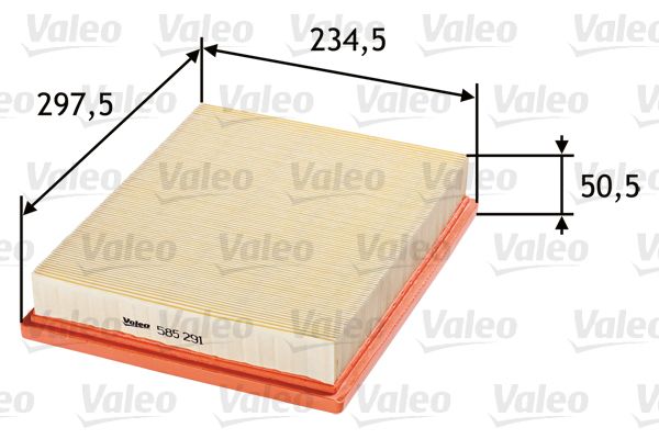 VALEO oro filtras 585291