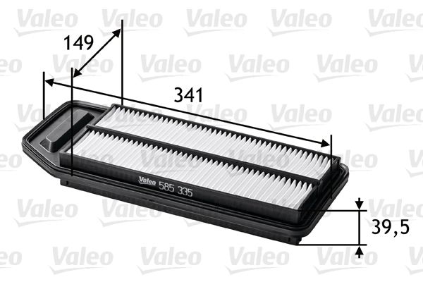 VALEO oro filtras 585335