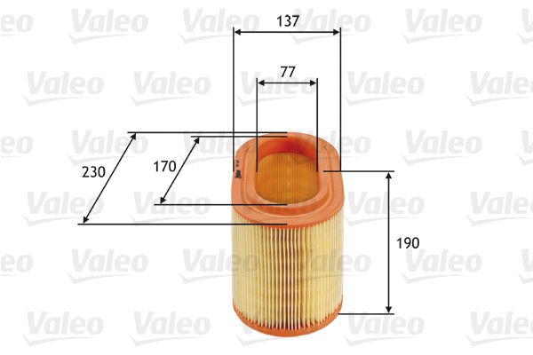 VALEO Воздушный фильтр 585690