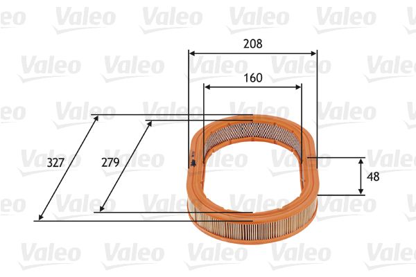 VALEO Воздушный фильтр 585722