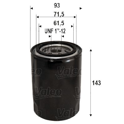 VALEO alyvos filtras 586105