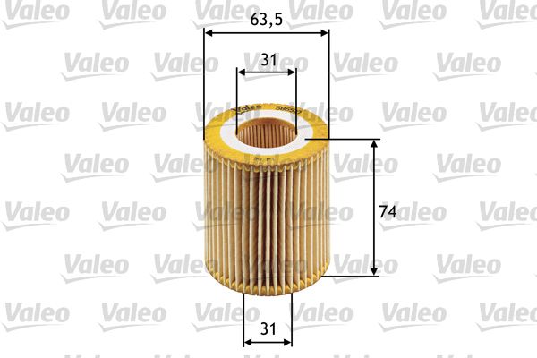 VALEO alyvos filtras 586510