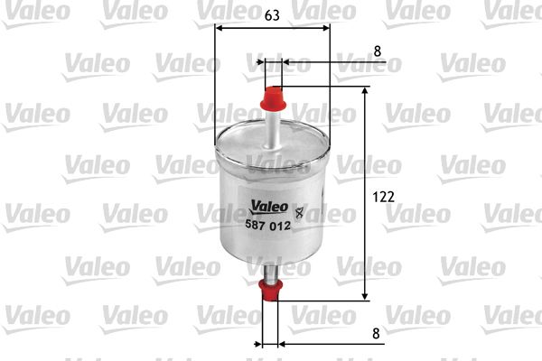 VALEO kuro filtras 587012