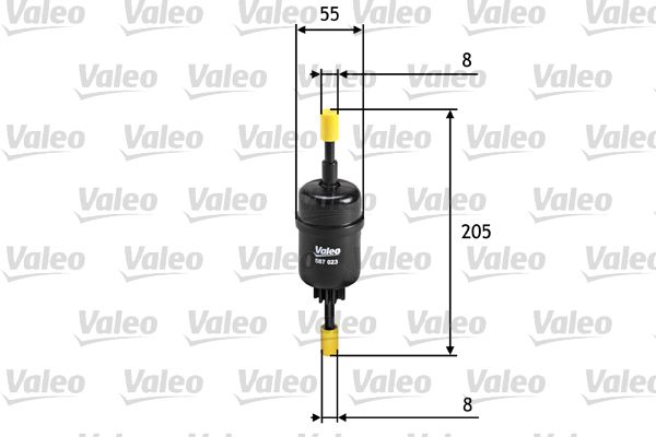 VALEO Топливный фильтр 587023