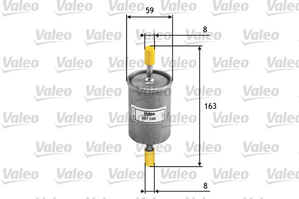 VALEO Топливный фильтр 587046