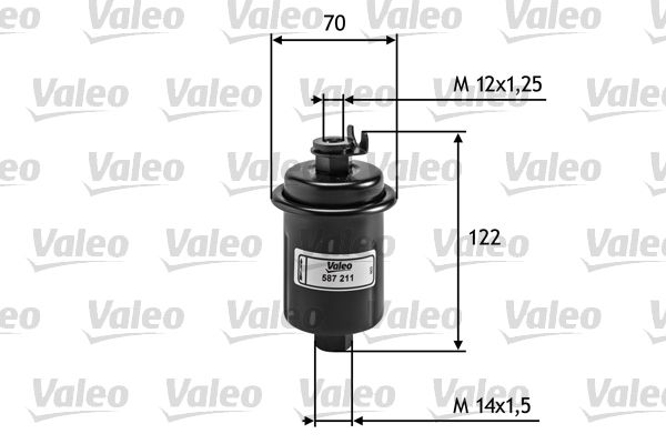 VALEO Топливный фильтр 587211