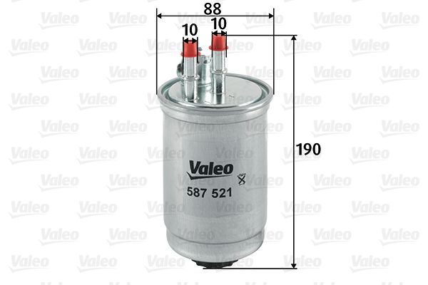 VALEO Топливный фильтр 587521