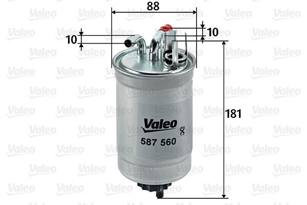 VALEO Топливный фильтр 587560