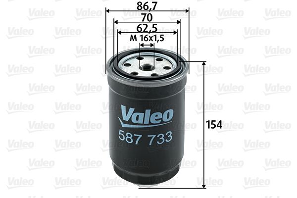 VALEO Топливный фильтр 587733