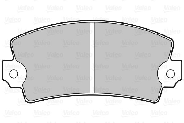 VALEO Комплект тормозных колодок, дисковый тормоз 598077