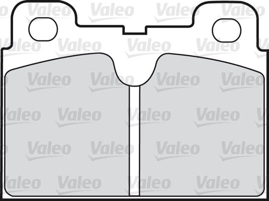 VALEO Комплект тормозных колодок, дисковый тормоз 598163