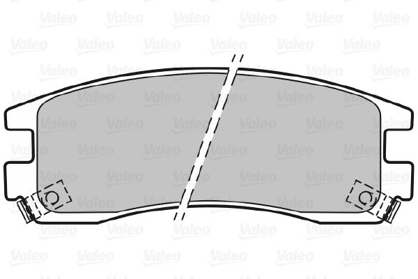 VALEO Комплект тормозных колодок, дисковый тормоз 598459
