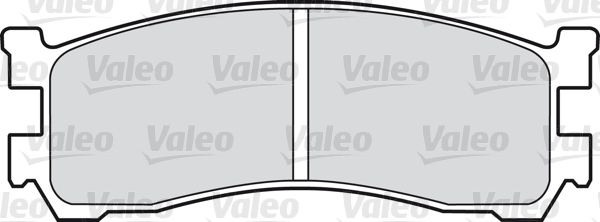 VALEO Комплект тормозных колодок, дисковый тормоз 598516