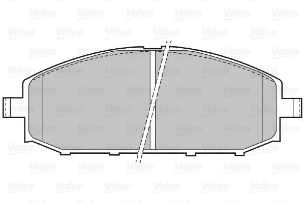 VALEO Комплект тормозных колодок, дисковый тормоз 598524