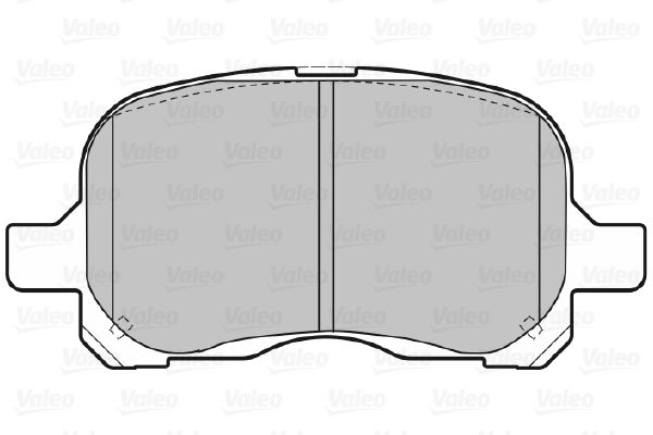 VALEO Комплект тормозных колодок, дисковый тормоз 598579