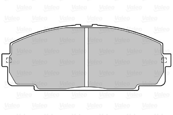 VALEO Комплект тормозных колодок, дисковый тормоз 598947