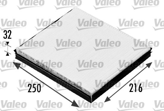 VALEO filtras, salono oras 698685