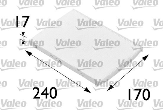 VALEO filtras, salono oras 698689