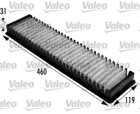 VALEO filtras, salono oras 698725