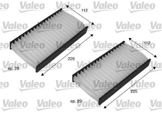 VALEO filtras, salono oras 698735