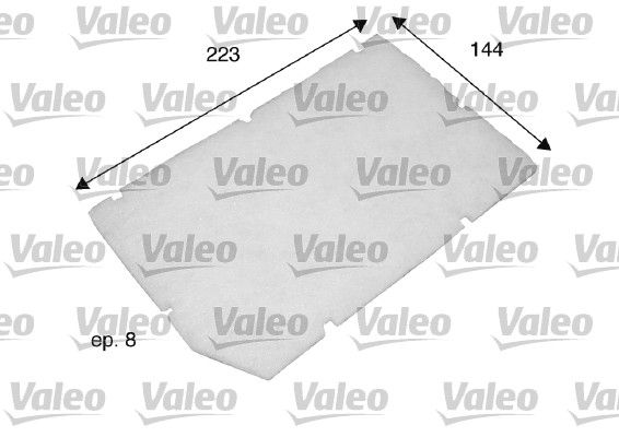 VALEO filtras, salono oras 698797