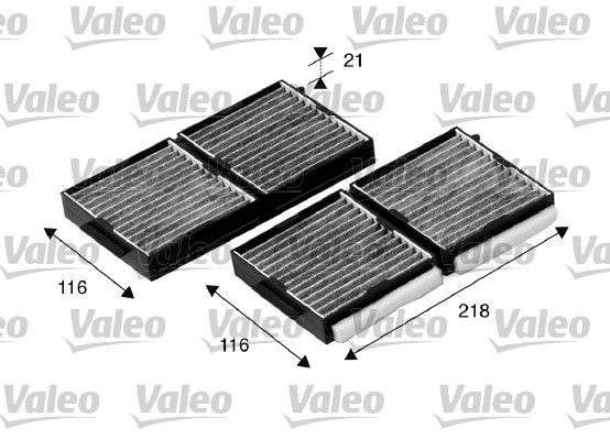 VALEO filtras, salono oras 698890